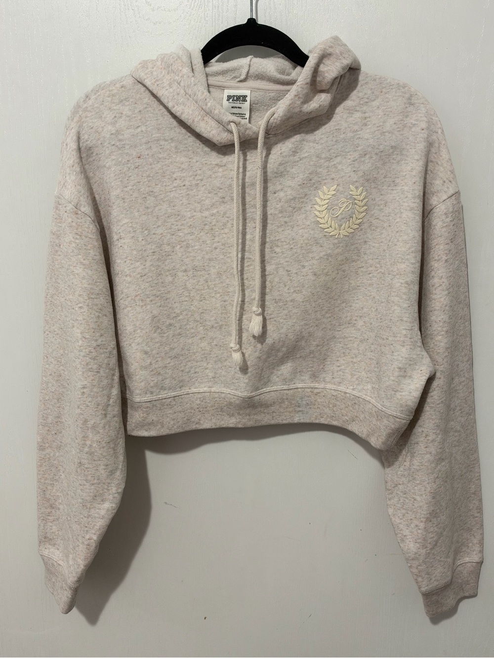 PINK Victoria's Secret Cropped Hooded Sweatshirt
